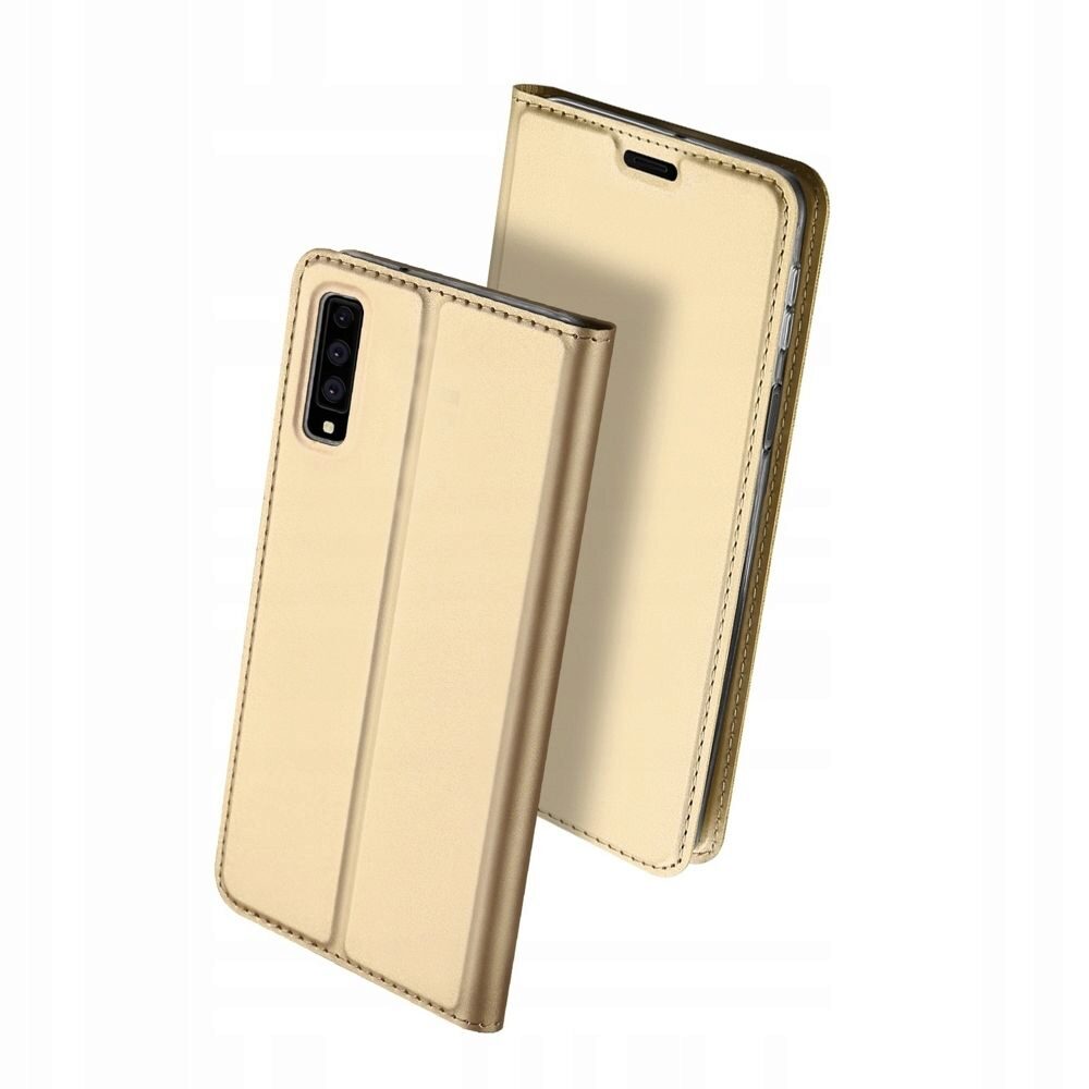 Husa Carte Dux Ducis Skin Pro pentru Samsung Galaxy A7 (2018), Auriu