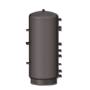 Rezervor de acumulare/puffer cu o serpentina Sunsystem PR 1000L, cu izolatie din poliuretan, presiune lucru 3 bar, gri/negru Rezervor de acumulare/puffer cu o serpentina Sunsystem PR 1000L, cu izolatie din poliuretan, presiune lucru 3 bar, gri/negru