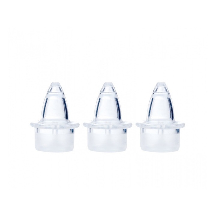 Set 3 duze de inlocuire pentru aspiratorul nazal Canpol Babies 5/118, Transparent