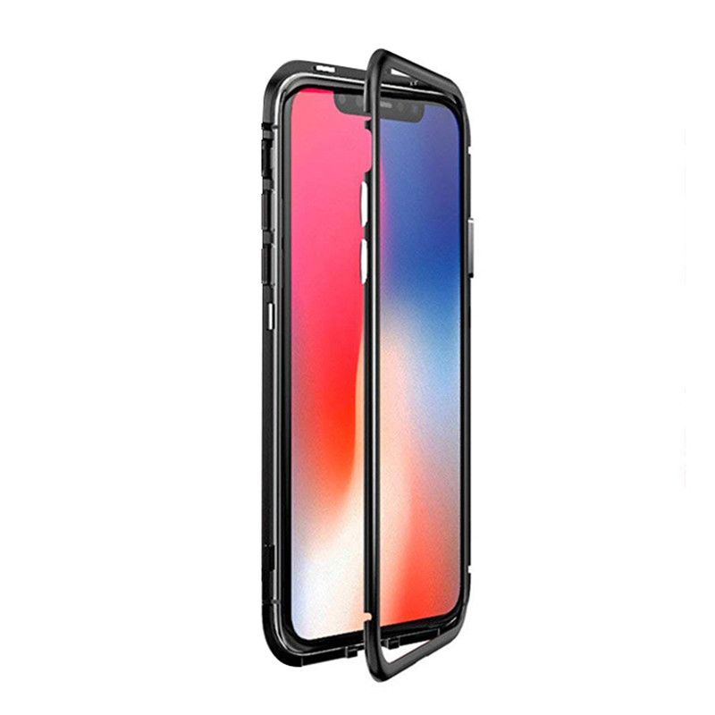 Carcasa metalica Iphone XR neagra