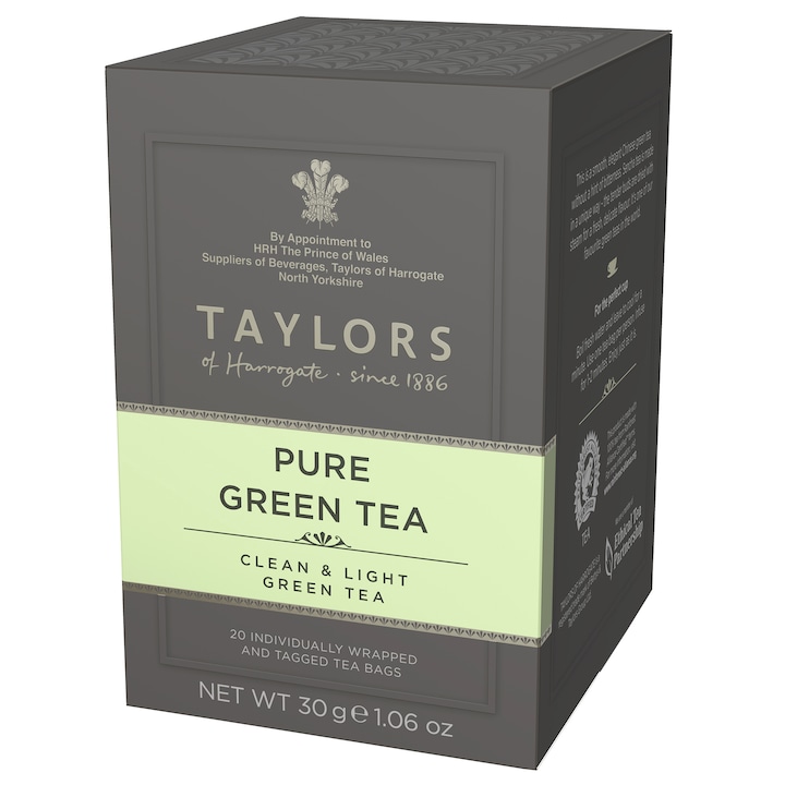 Ceai Verde Sencha Taylors of Harrogate, 20 pliculete, 30 gr.