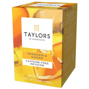 Ceai mandarina si ghimbir, Taylors of Harrogate, 20 plicuri, 50 g