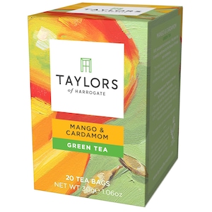 Ceai verde cu mango si cardamom, Taylors of Harrogate, 20 plicuri, 30 g