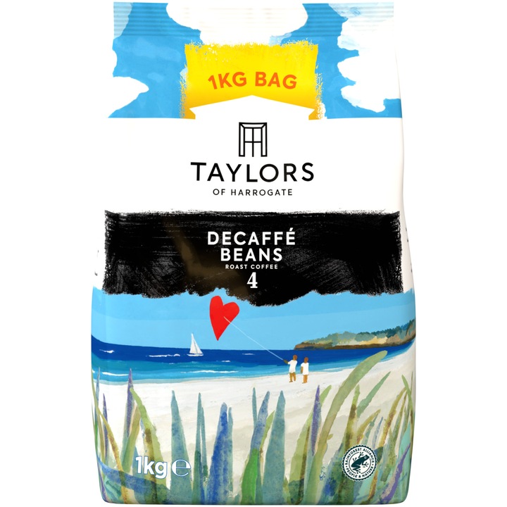 Кафе на зърна, Без кофеин Taylors of Harrogate, 100% Arabica, 1 кг