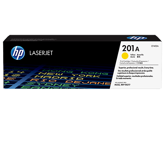 Toner HP 201A, CF402A, Yellow