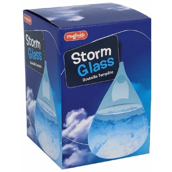 Set experimente Storm glass, 16 cm, 3 ani+ Set experimente Storm glass, 16 cm, 3 ani+