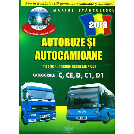 Intrebari De Examen 2019 Explicate Pentru Obtinerea Permisului Auto Autocamioane Si Autobuze Categoriile C Ce D C1 D1 Contine Cd Cu Teorie Si 750 De Intrebari Marius Stanculescu Emag Ro