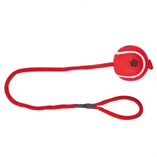 Jucarie trixie minge de tenis pe franghie 6 × 50 cm 3479