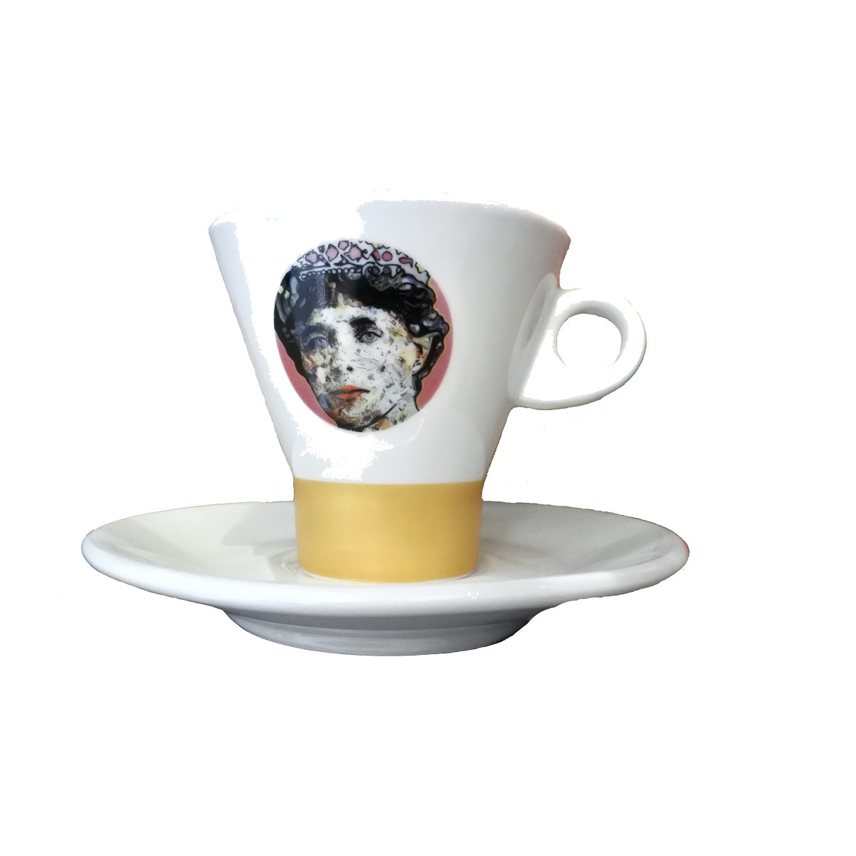 Ceasca si farfurie portelan Regina Maria