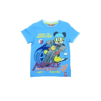 Tricou maneca scurta baieti Disney DISM-KTJM55173, Albastru, 116 Tricou maneca scurta baieti Disney DISM-KTJM55173, Albastru, 116
