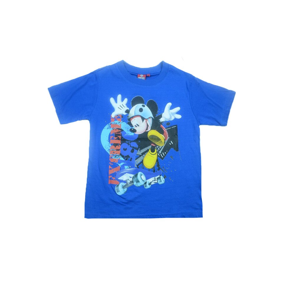Tricou maneca scurta baieti Disney Mickey Mouse DSY-002, Albastru, 128