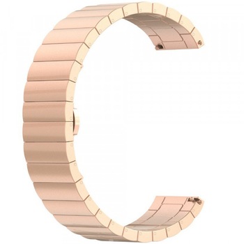 Curea iUni pentru Samsung Gear S2 / Galaxy Watch 42, 20 mm, Otel Inoxidabil Rose Gold Link Bracelet Curea iUni pentru Samsung Gear S2 / Galaxy Watch 42, 20 mm, Otel Inoxidabil Rose Gold Link Bracelet