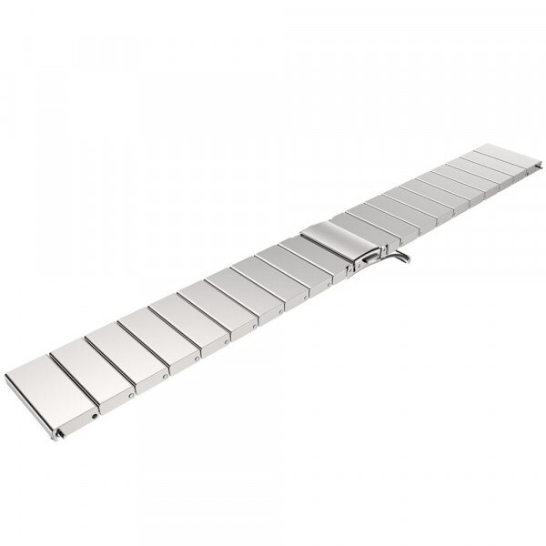 Curea iUni pentru Samsung Gear S2 / Galaxy Watch 42, 20 mm, Otel Inoxidabil, Silver Link