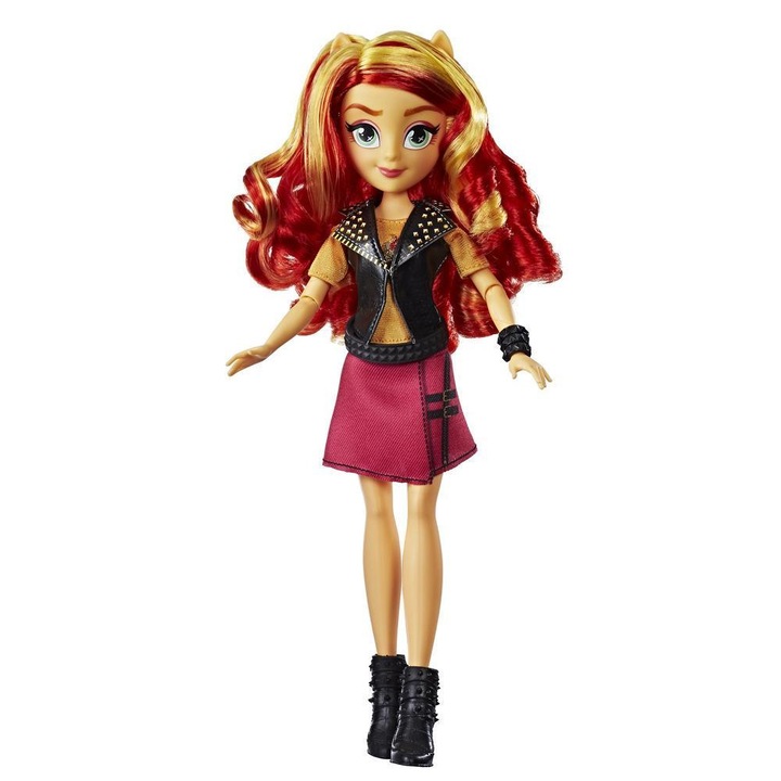 Papusa My Little Pony Equestria Girls Sunset Shimmer Classic Style Doll E0631 Hasbro