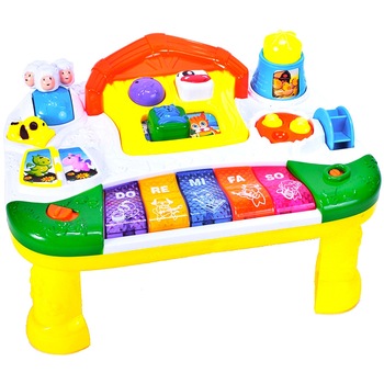 Masuta Muzicala, Educativa si Interactiva, Sunete si Lumini, Bebe Activity Masuta Muzicala, Educativa si Interactiva, Sunete si Lumini, Bebe Activity