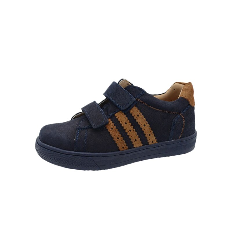 Pantofi ortopedici din piele, pentru baieti, benzi velcro, Scode, Bleumarin