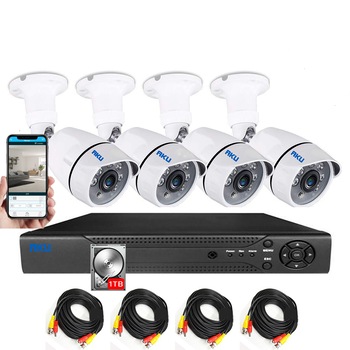Kit supraveghere video AKU 4 camere SUPER CLEAR AHD 4MP + HDD 1 TB + DVR 4 canale FULL HD 1080N H264, interior exterior carcase metalice cu infrarosu, iesire internet cu vizualizare pe telefon mobil tableta desktop Kit supraveghere video AKU 4 camere SUPER CLEAR AHD 4MP + HDD 1 TB + DVR 4 canale FULL HD 1080N H264, interior exterior carcase metalice cu infrarosu, iesire internet cu vizualizare pe telefon mobil tableta desktop