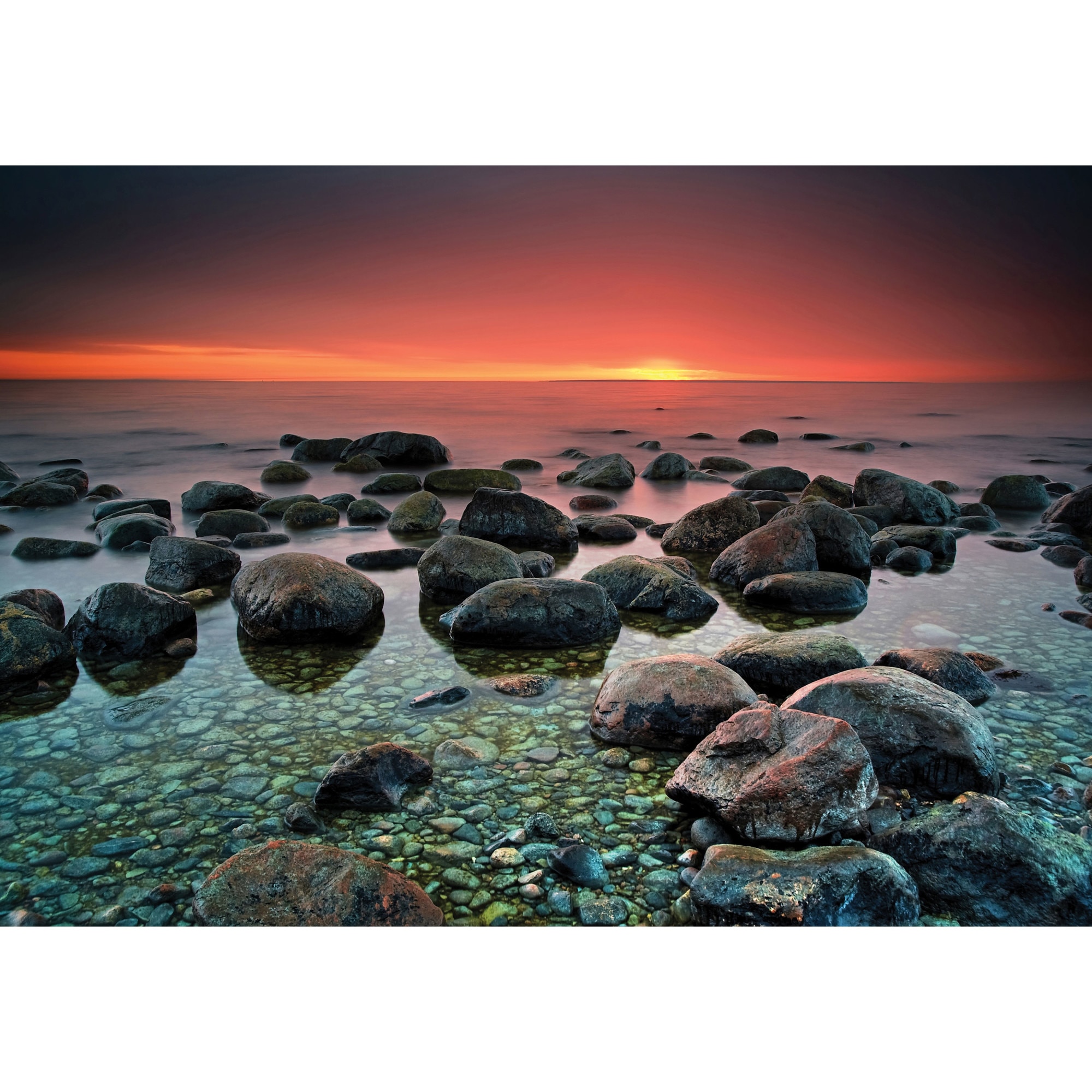 Fototapet DEGRETS 83401 Apus la mare 1 184x254cm