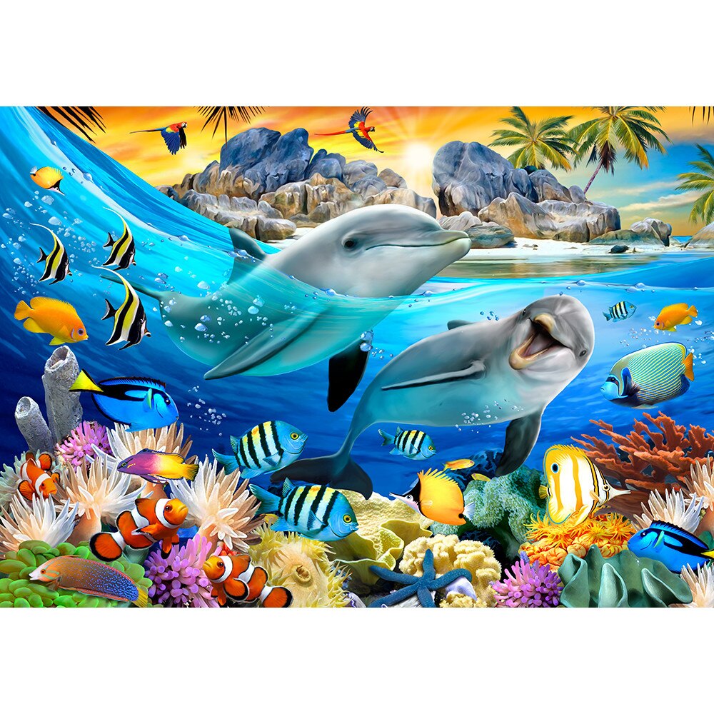 Fototapet DEGRETS 83375 Lumea marii - Selfie 3D 184x254cm