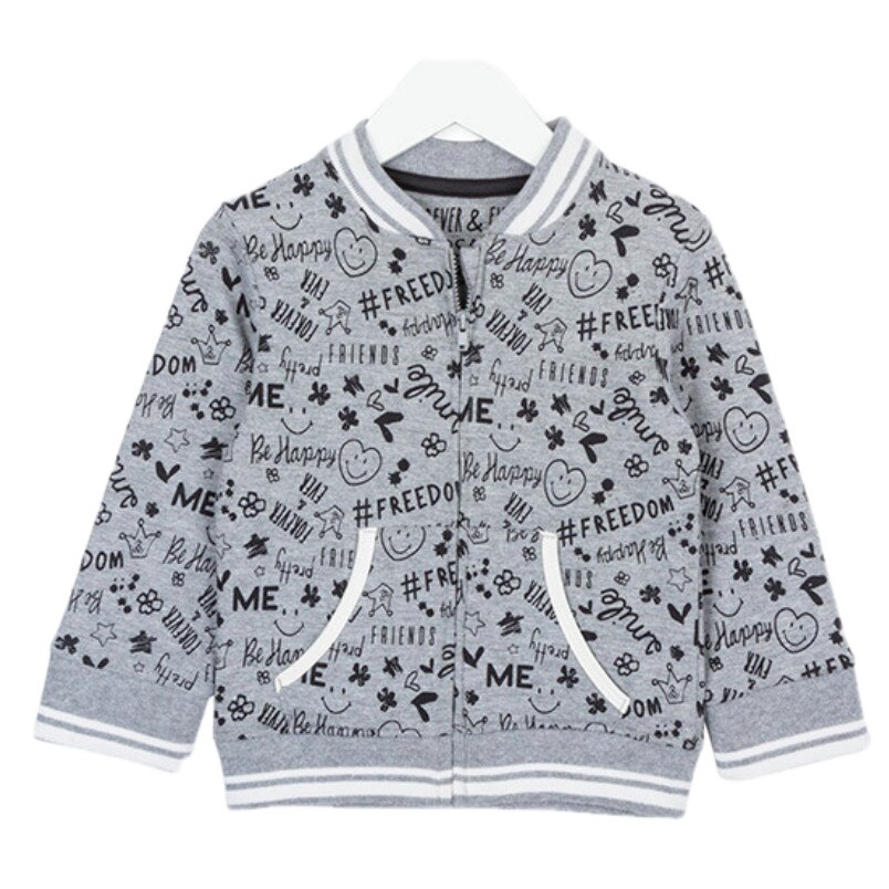 Hanorac gri Freedom, Losan, gri/negru