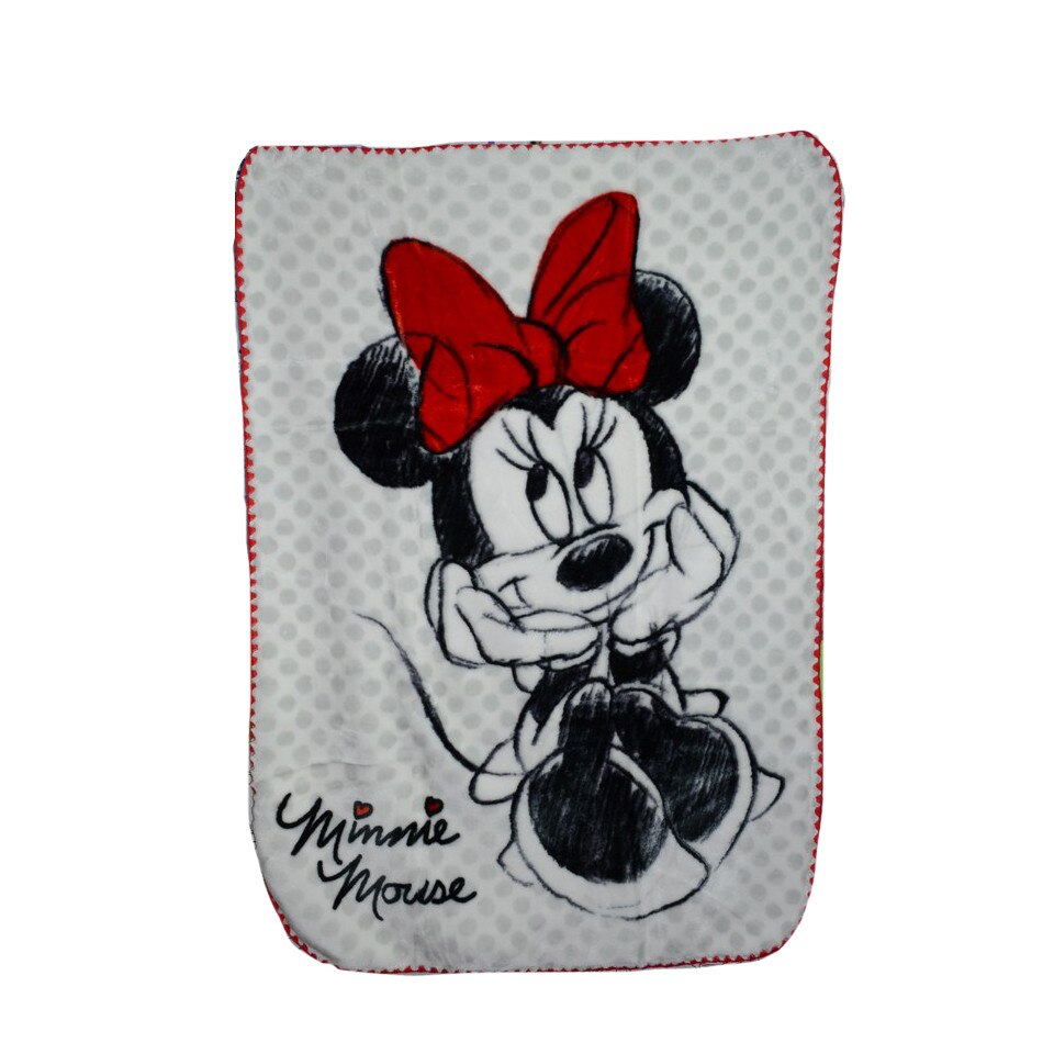 Paturica groasa Disney Minnie Mouse STC10A 100 x 140 cm, Alb