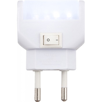 Lampa de veghe 4 LED-uri Globo, culoare alba Lampa de veghe 4 LED-uri Globo, culoare alba