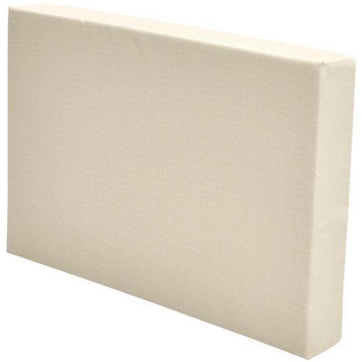 Beautissu Pure ECO Elements 60х40х8см fél hátpárna bézs