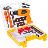 Set Trusa Unelte cu Bormasina Electrica, 14 Accesorii incluse, Tools Toys