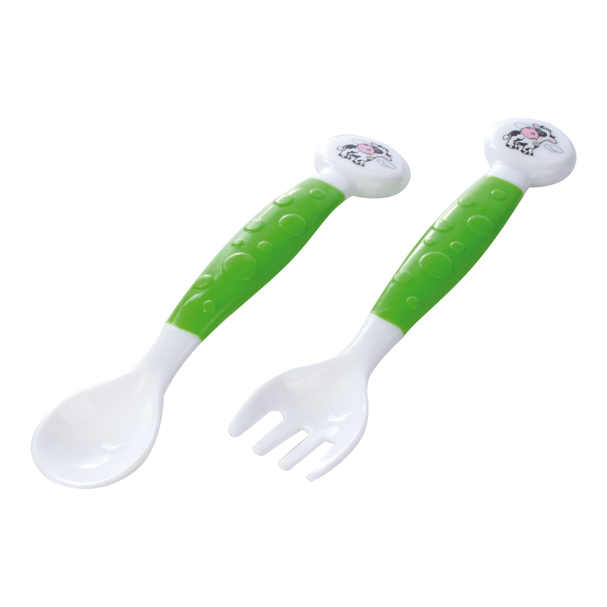 Set tacamuri flexibile „Vacuta“, Canpol babies®, fara BPA, verde