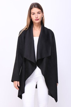 Vesta neagra asimetrica, marime One Size INTL Vesta neagra asimetrica, marime One Size INTL