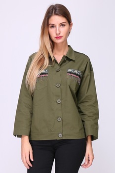 Camasa kaki cu aplicatii, Kaki Camasa kaki cu aplicatii, Kaki