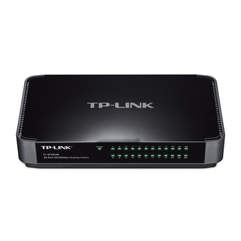 Switch TP-Link TL-SF1024M, 24 porturi 10/100Mbps, plastic Switch TP-Link TL-SF1024M, 24 porturi 10/100Mbps, plastic