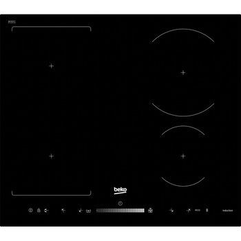 Plita incorporabila Beko HII64500FHT, 4 zone de gatit cu 1 zona Indyflex, Touch & Slide, Negru Plita incorporabila Beko HII64500FHT, 4 zone de gatit cu 1 zona Indyflex, Touch & Slide, Negru