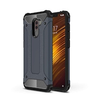 Husa Hibrida Antisoc Forcell Armour pentru Xiaomi PocoPhone F1, Navy
