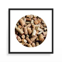 tablou cu rama de lemn neagra de lemn neagra dopuri de pluta abstract arta inramata art prints decoratiuni 60 x 60 cm imagen 40_0_
0