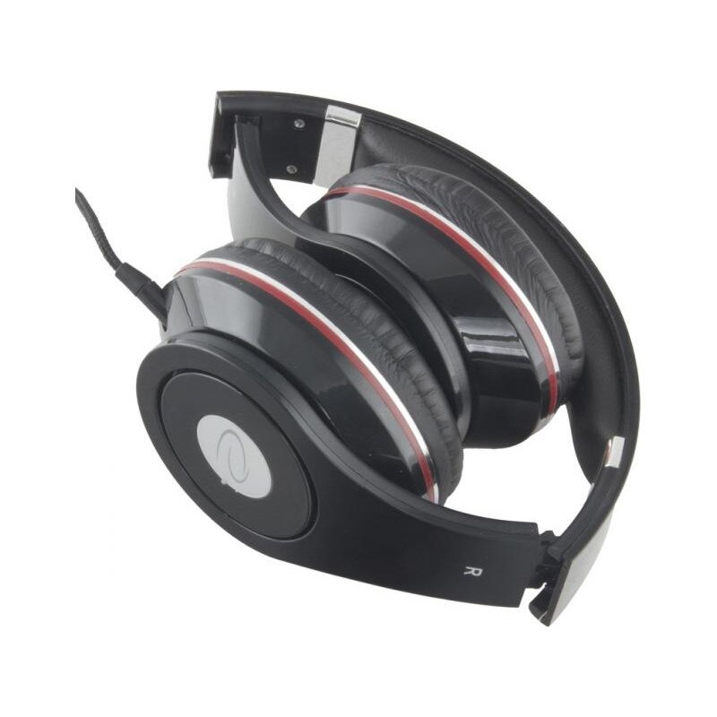 Casti audio stereo cu control volum , Esperanza Pliere , EH141K , Renell , 5m , Negru