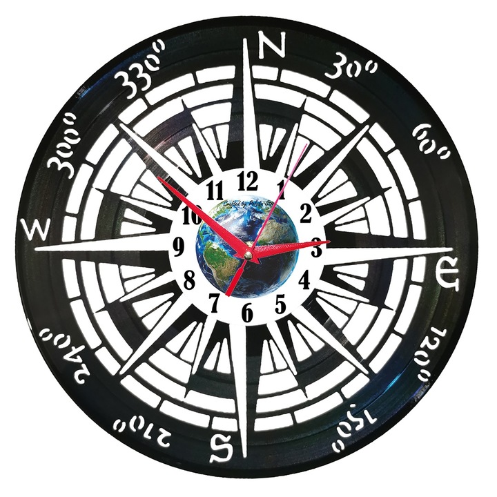 Ceas de perete disc vinil - COMPAS