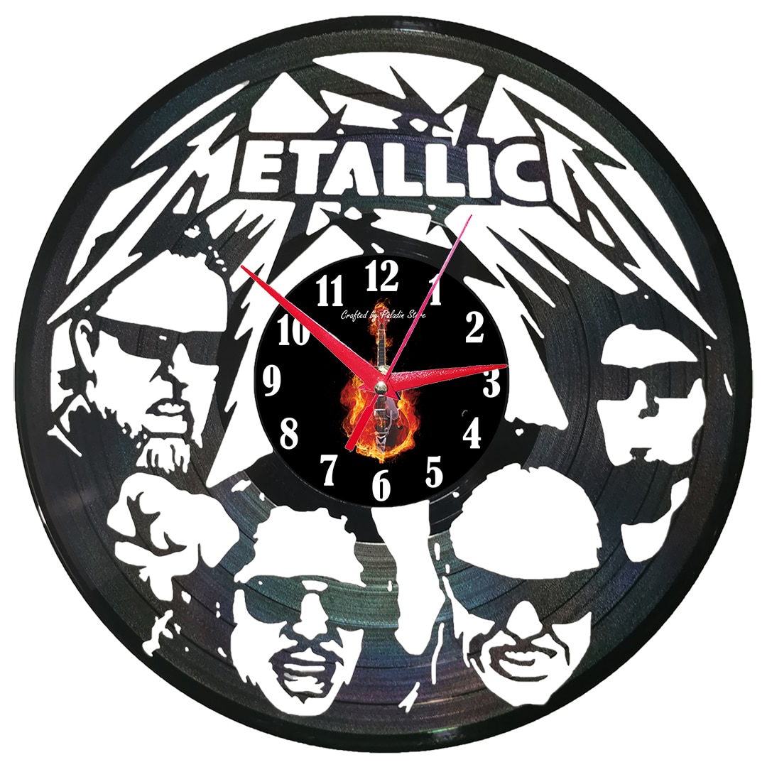 Ceas de perete disc vinil - METALLICA