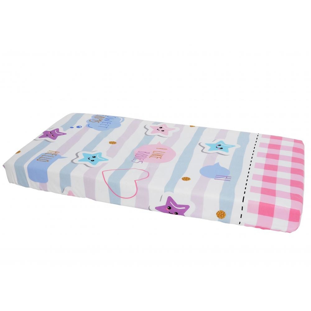 Cearceaf din bumbac cu elastic Starfish