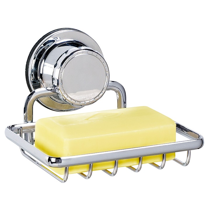 Suport sapun / savoniera cu ventuza din otel cromat Karl Tatkraft - 8kg