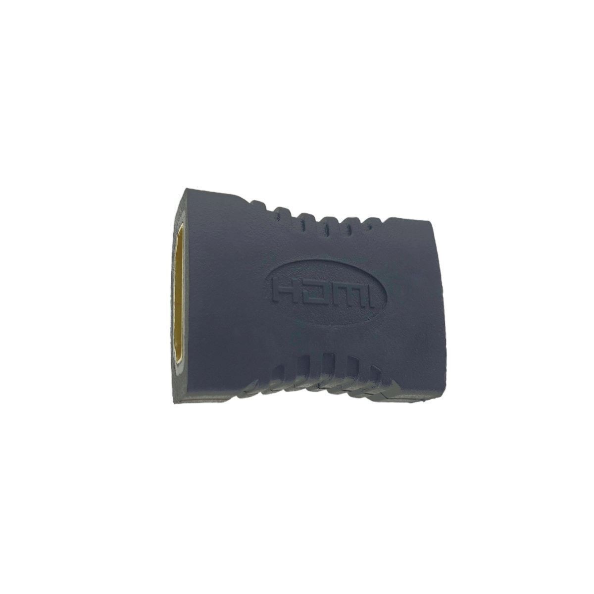 Adaptor HDMI AF mama la HDMI AF mama, contacte aurite, negru