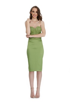 Rochie scurta Mayra, culoare verde, marimea 34-36 EU Rochie scurta Mayra, culoare verde, marimea 34-36 EU