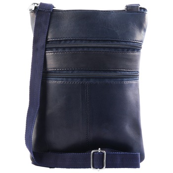 Geanta dama, Raptor, piele naturala, albastra Geanta dama, Raptor, piele naturala, albastra