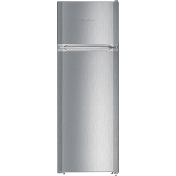 Frigider cu 2 usi Liebherr CTPel 251, 270 l, Clasa F, SmartFrost, VarioSpace, H 157.1 cm, Argintiu Frigider cu 2 usi Liebherr CTPel 251, 270 l, Clasa F, SmartFrost, VarioSpace, H 157.1 cm, Argintiu