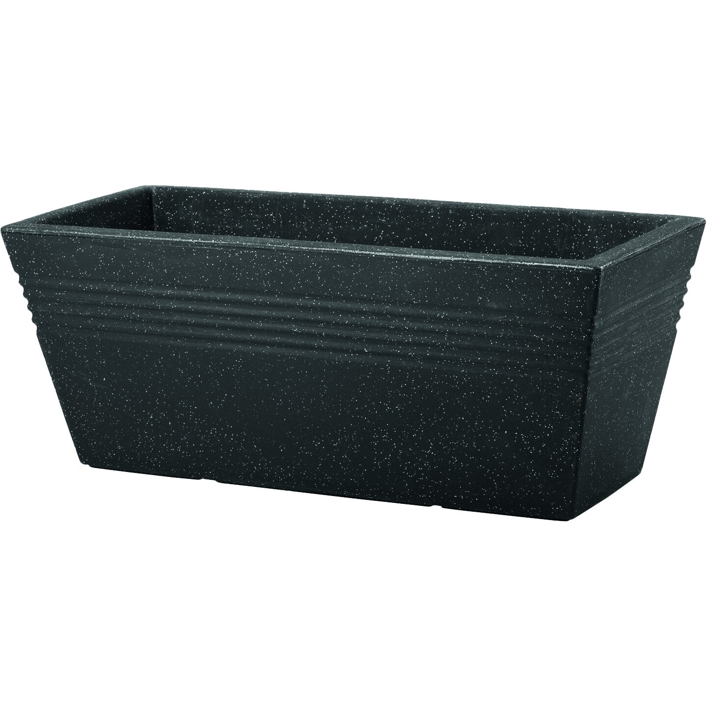 Ghiveci orizontal Keter Piazza Negru 60x26x24 cm