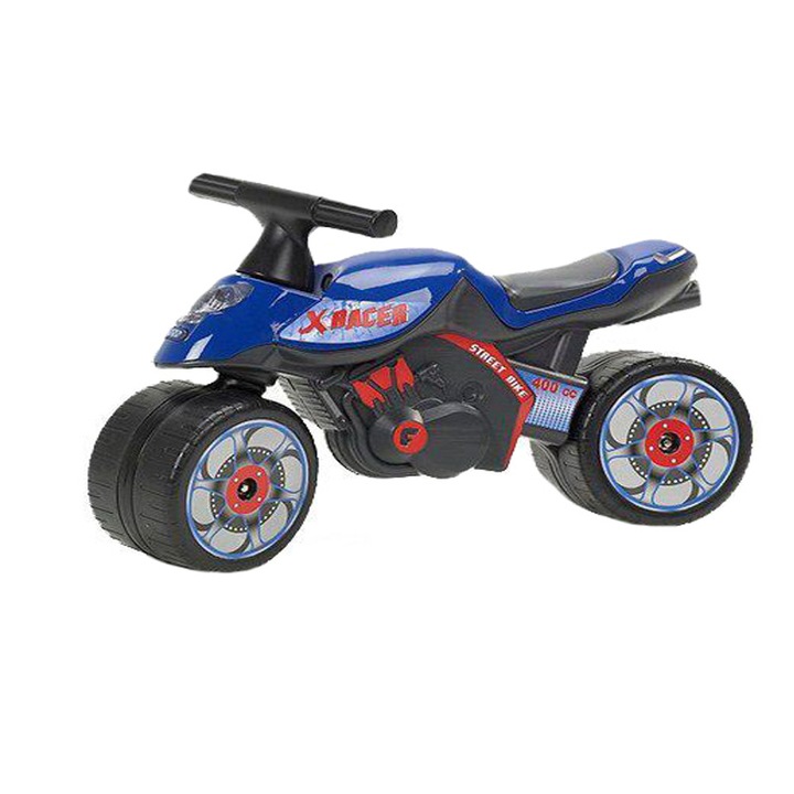 Lábbal hajtott motorkerékpár gyerekeknek Moto Falk X-Racer 410AL, kék