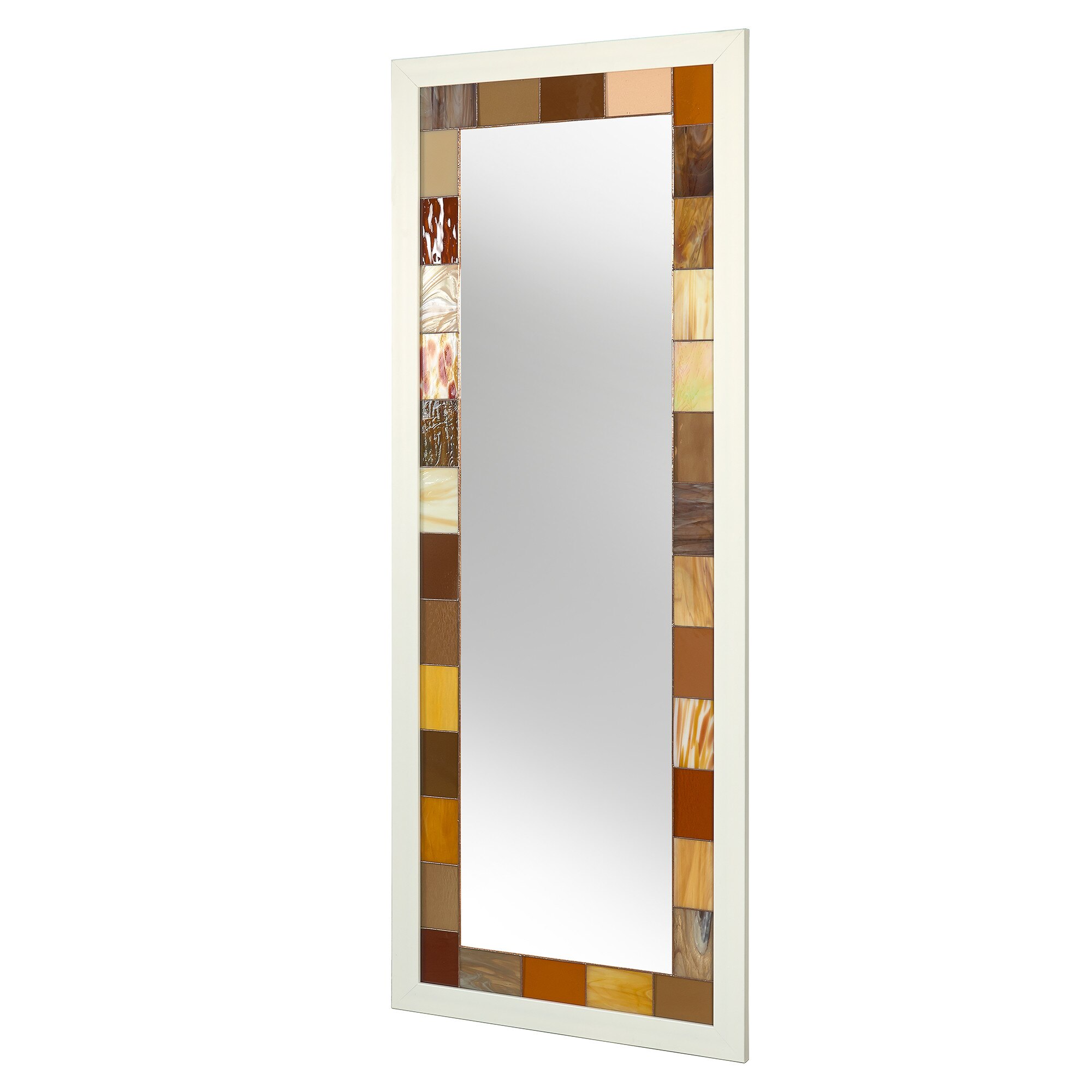 Oglinda decorativa vitrata, 55 x 145 cm, Inserare