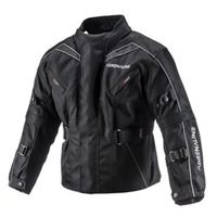 Jacheta moto pentru copii ADRENALINE KID 2.0, protectie cot/umeri, invelisul detasabil, culoare negru, marime L