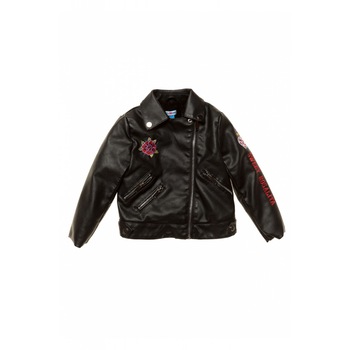 Geaca Fete Denali Rosalita Senoritas 5173, Negru, 128 CM Geaca Fete Denali Rosalita Senoritas 5173, Negru, 128 CM