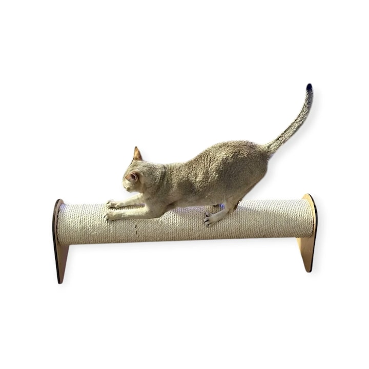 Stalp cu sisal natural, Mireille Design, 75 cm, orizontal